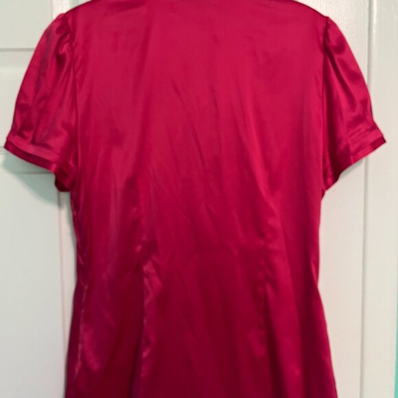 BCBGMaxAzria Pink Ruffled Blouse - Picture 4 of 4